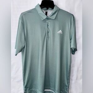 Adidas Men's Mint Green Polo Shirt